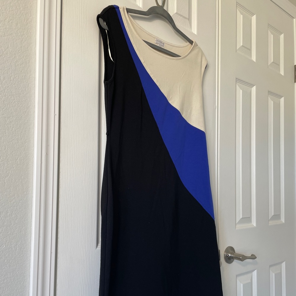 A Pea In The Pod Color-block Maternity Dress